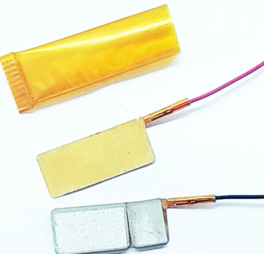 PTC heating element with insulating film